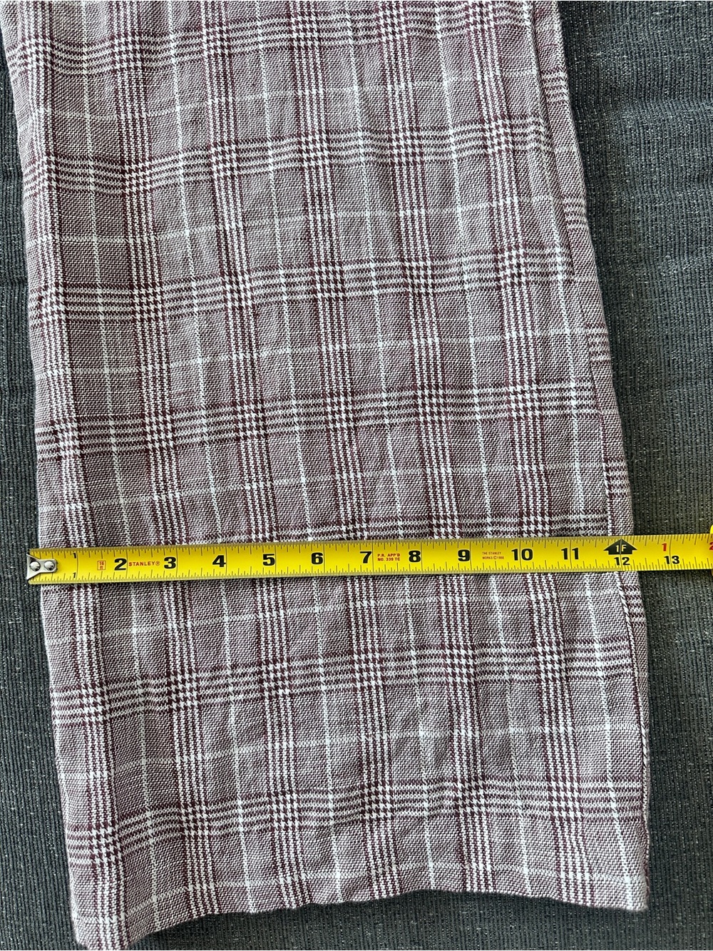 Maeve by Anthropologie Linen/ cotton blend Avery Plaid Wide Leg
Trousers 6 - Picture 15 of 16